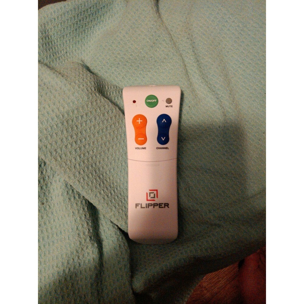 FLIPPER Big Button Universal TV Remote Simple Controls, Used Condition